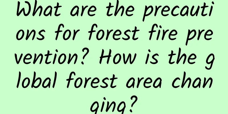 What are the precautions for forest fire prevention? How is the global forest area changing?