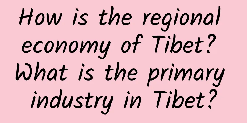 How is the regional economy of Tibet? What is the primary industry in Tibet?