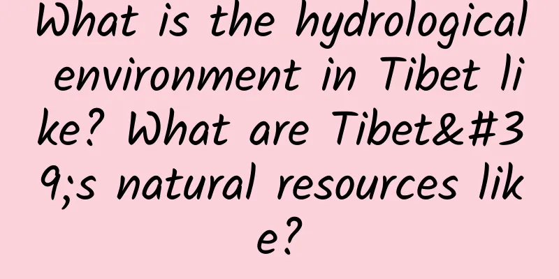 What is the hydrological environment in Tibet like? What are Tibet's natural resources like?