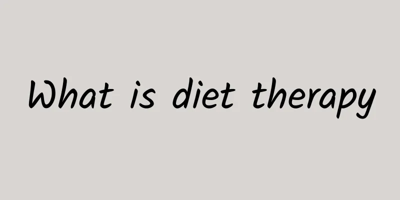 What is diet therapy