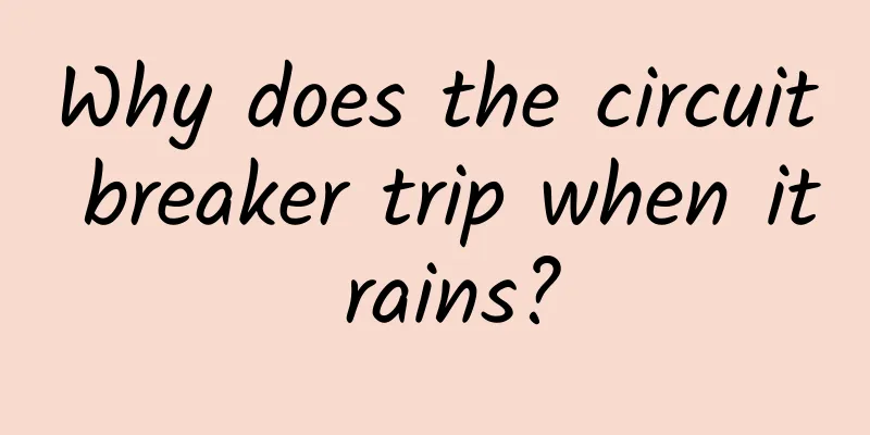 Why does the circuit breaker trip when it rains?