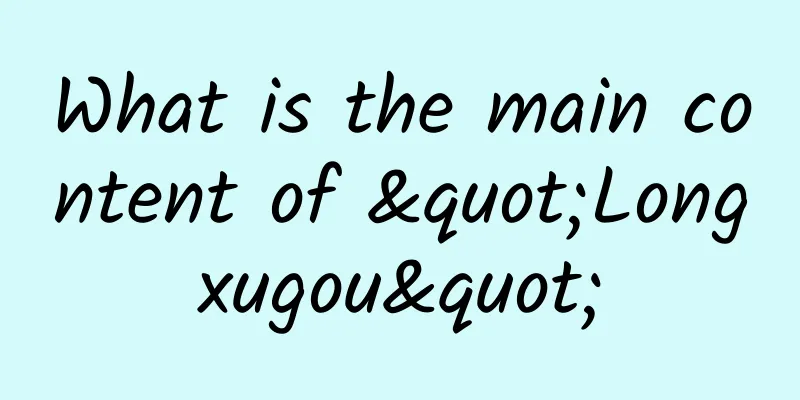 What is the main content of "Longxugou"