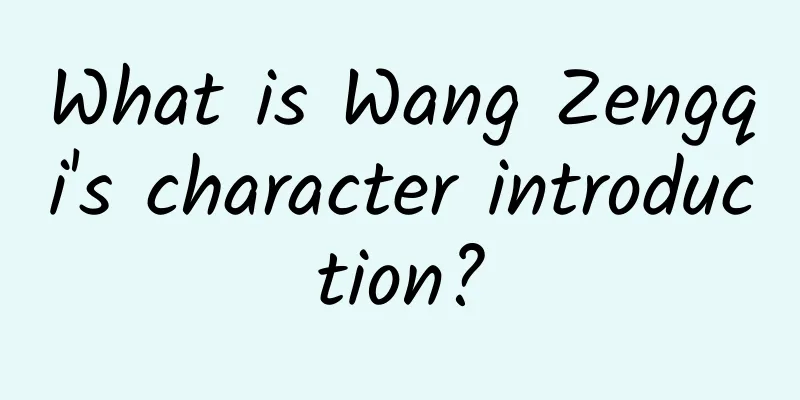 What is Wang Zengqi's character introduction?