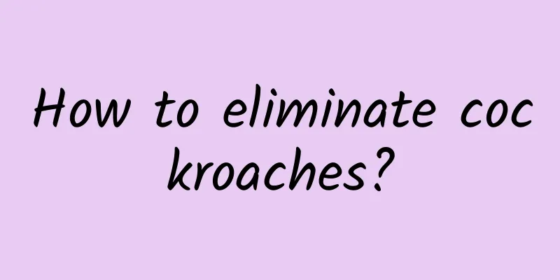 How to eliminate cockroaches?