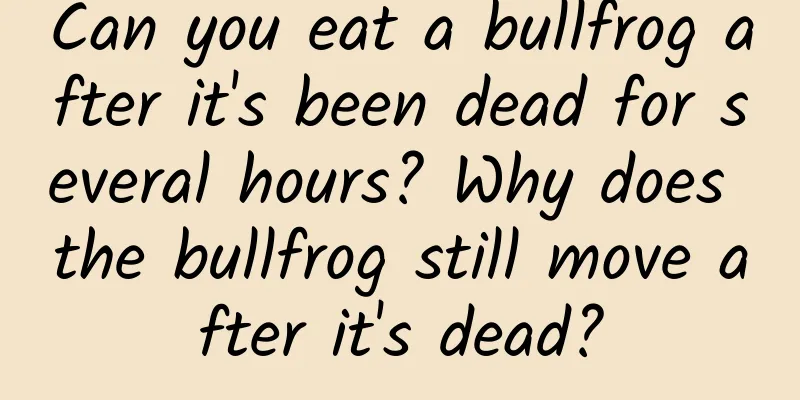 Can you eat a bullfrog after it's been dead for several hours? Why does the bullfrog still move after it's dead?