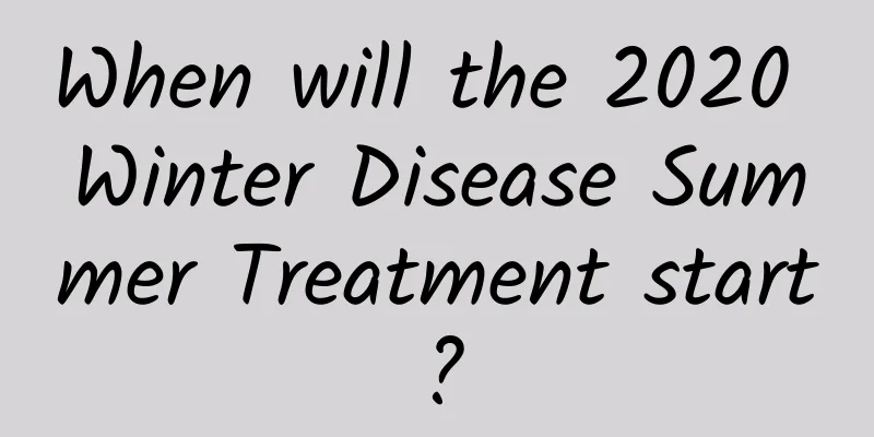 When will the 2020 Winter Disease Summer Treatment start?