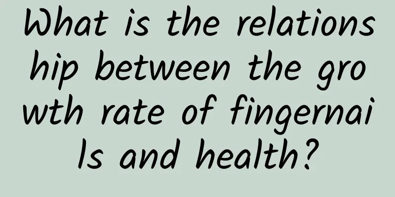 What is the relationship between the growth rate of fingernails and health?