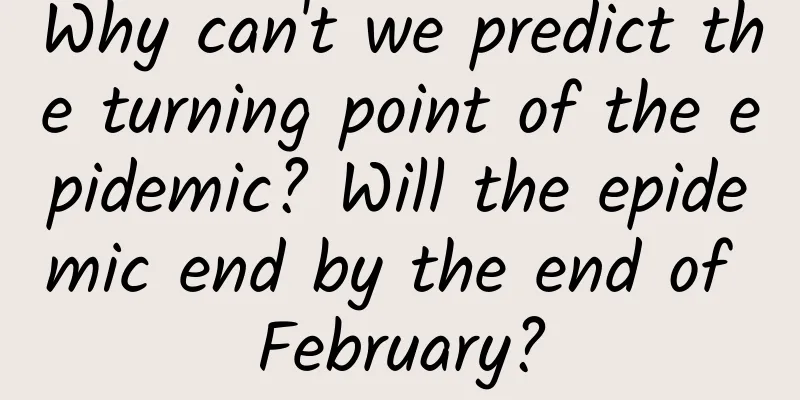 Why can't we predict the turning point of the epidemic? Will the epidemic end by the end of February?