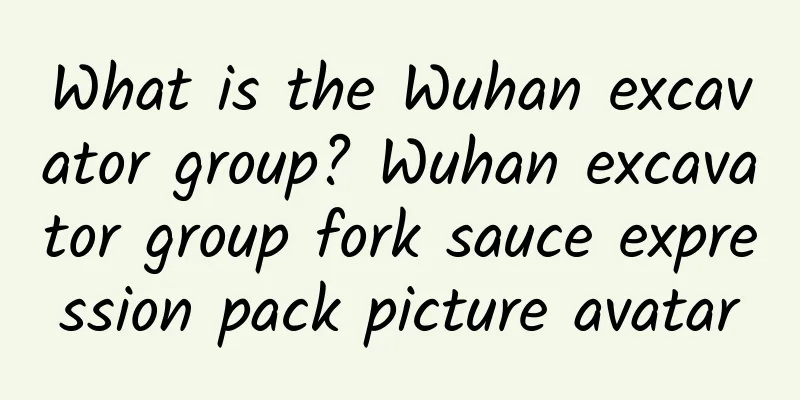What is the Wuhan excavator group? Wuhan excavator group fork sauce expression pack picture avatar
