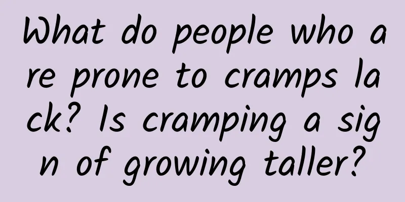 What do people who are prone to cramps lack? Is cramping a sign of growing taller?