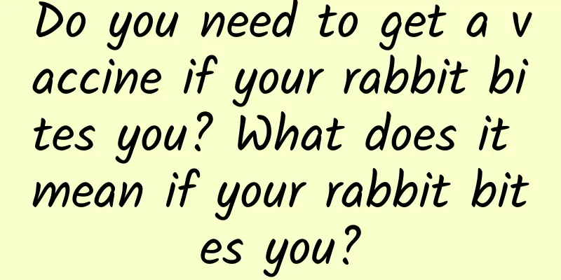 Do you need to get a vaccine if your rabbit bites you? What does it mean if your rabbit bites you?