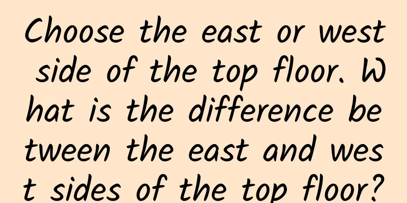 Choose the east or west side of the top floor. What is the difference between the east and west sides of the top floor?