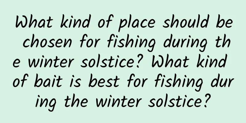 What kind of place should be chosen for fishing during the winter solstice? What kind of bait is best for fishing during the winter solstice?