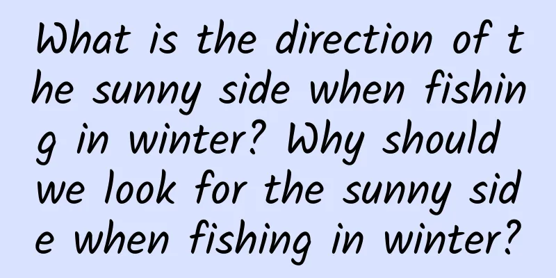 What is the direction of the sunny side when fishing in winter? Why should we look for the sunny side when fishing in winter?