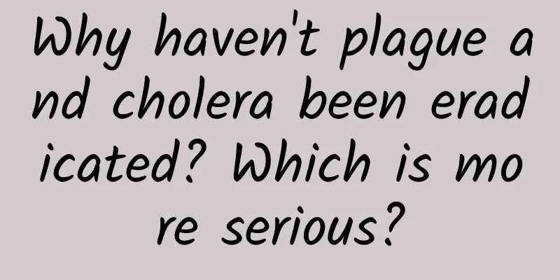Why haven't plague and cholera been eradicated? Which is more serious?