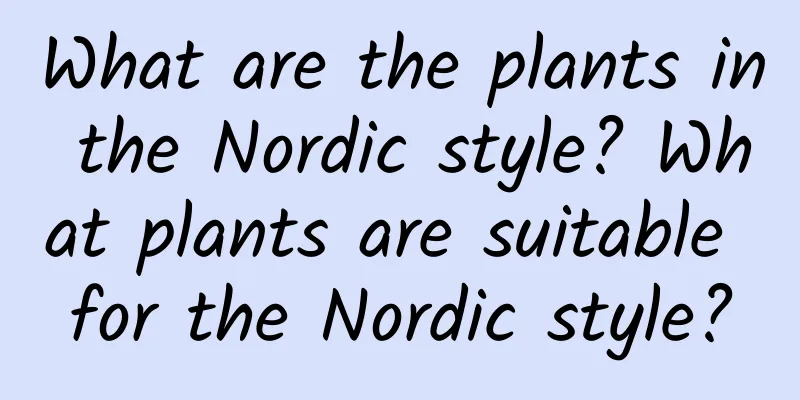 What are the plants in the Nordic style? What plants are suitable for the Nordic style?