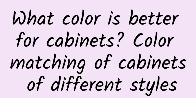 What color is better for cabinets? Color matching of cabinets of different styles