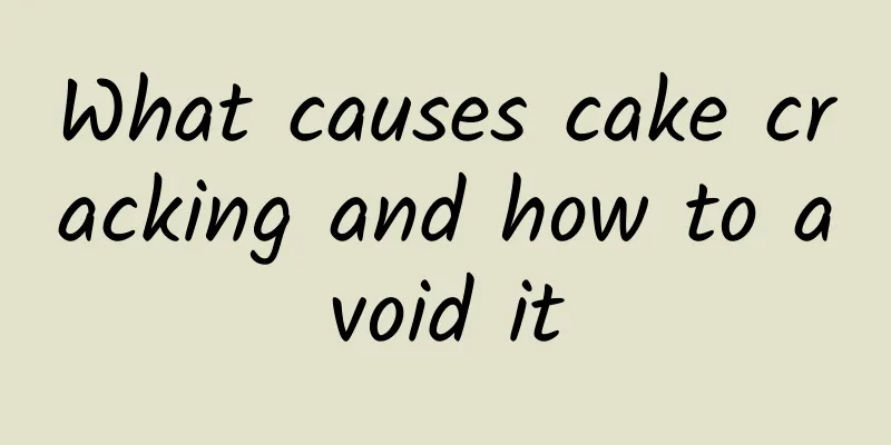 What causes cake cracking and how to avoid it