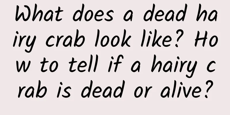 What does a dead hairy crab look like? How to tell if a hairy crab is dead or alive?