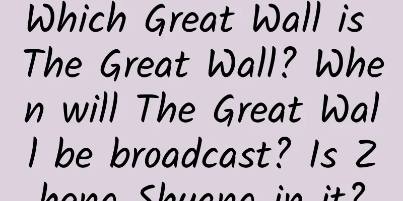 Which Great Wall is The Great Wall? When will The Great Wall be broadcast? Is Zheng Shuang in it?