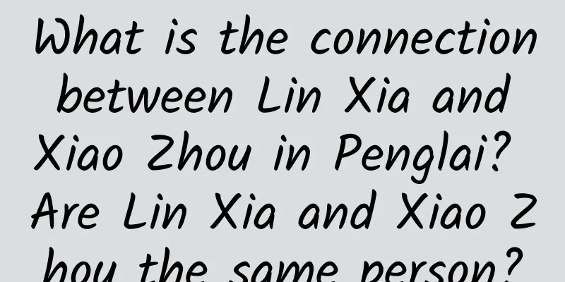What is the connection between Lin Xia and Xiao Zhou in Penglai? Are Lin Xia and Xiao Zhou the same person?