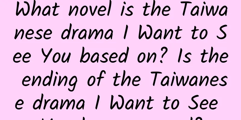 What novel is the Taiwanese drama I Want to See You based on? Is the ending of the Taiwanese drama I Want to See You happy or sad?