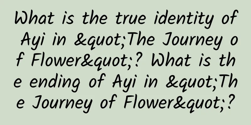 What is the true identity of Ayi in "The Journey of Flower"? What is the ending of Ayi in "The Journey of Flower"?