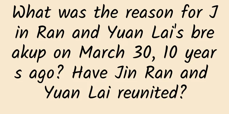 What was the reason for Jin Ran and Yuan Lai's breakup on March 30, 10 years ago? Have Jin Ran and Yuan Lai reunited?