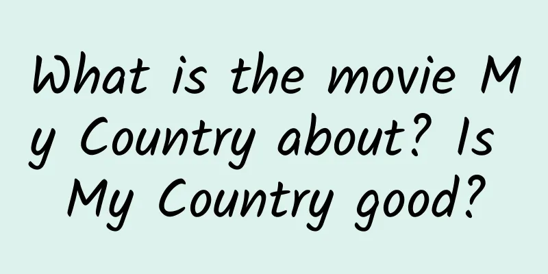 What is the movie My Country about? Is My Country good?