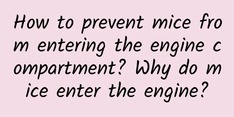 How to prevent mice from entering the engine compartment? Why do mice enter the engine?