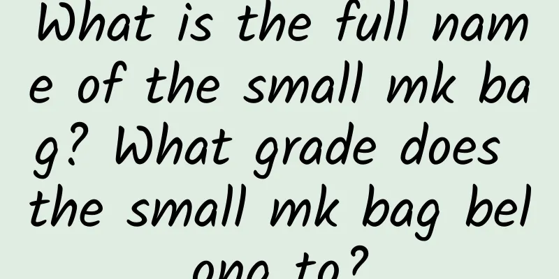 What is the full name of the small mk bag? What grade does the small mk bag belong to?