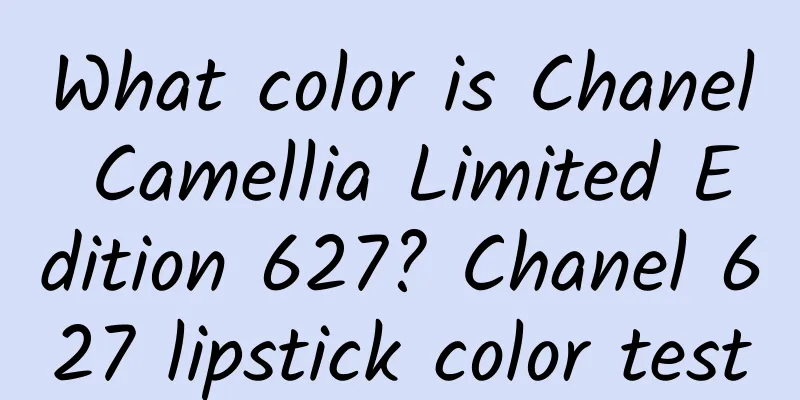 What color is Chanel Camellia Limited Edition 627? Chanel 627 lipstick color test