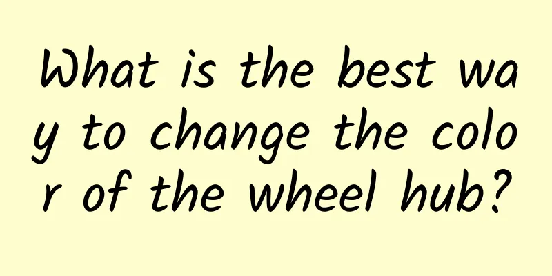 What is the best way to change the color of the wheel hub?