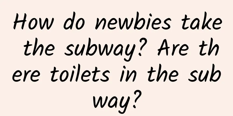 How do newbies take the subway? Are there toilets in the subway?