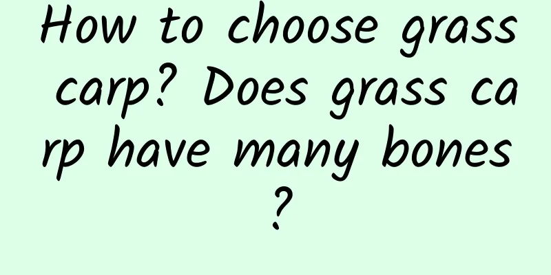 How to choose grass carp? Does grass carp have many bones?