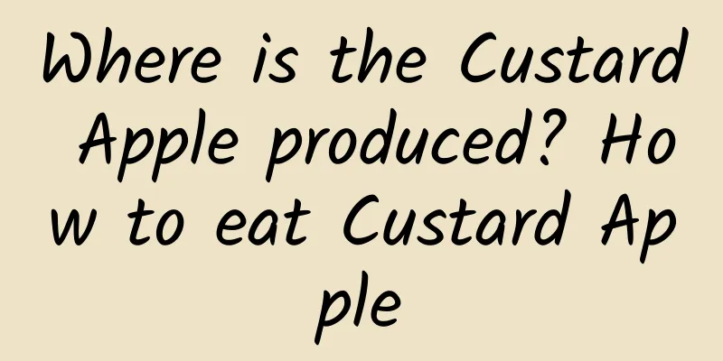 Where is the Custard Apple produced? How to eat Custard Apple