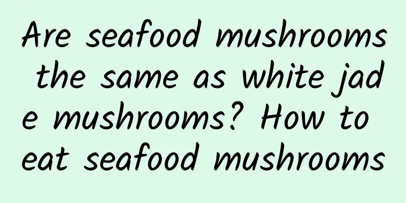 Are seafood mushrooms the same as white jade mushrooms? How to eat seafood mushrooms