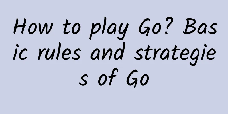 How to play Go? Basic rules and strategies of Go