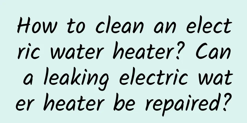 How to clean an electric water heater? Can a leaking electric water heater be repaired?