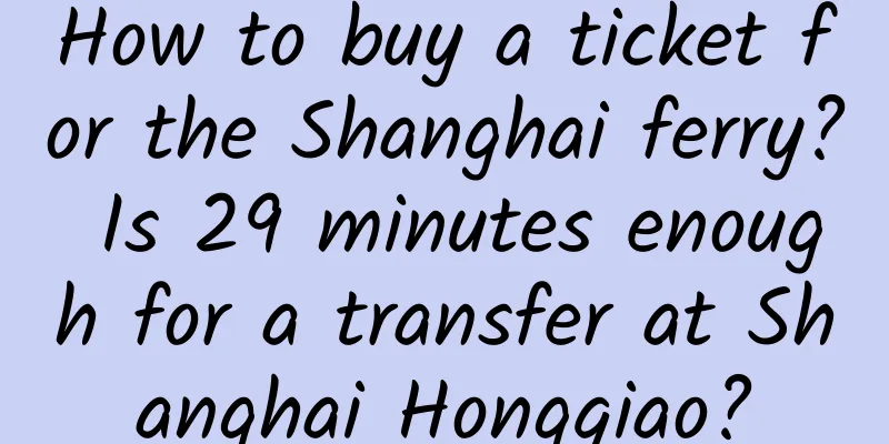 How to buy a ticket for the Shanghai ferry? Is 29 minutes enough for a transfer at Shanghai Hongqiao?