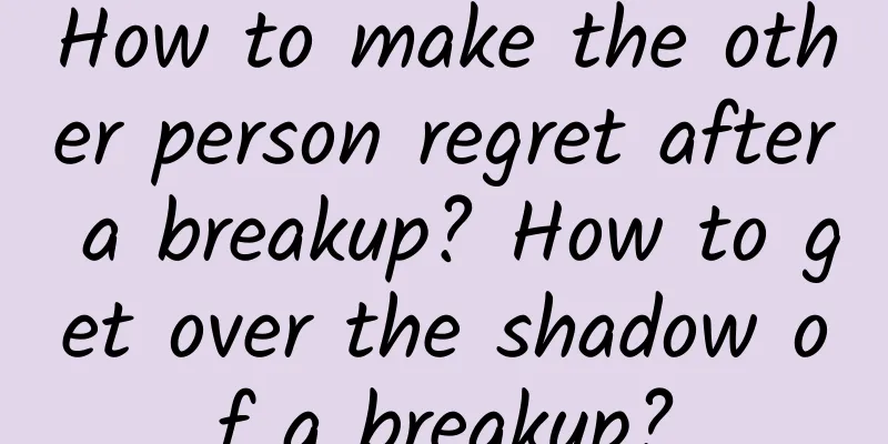 How to make the other person regret after a breakup? How to get over the shadow of a breakup?