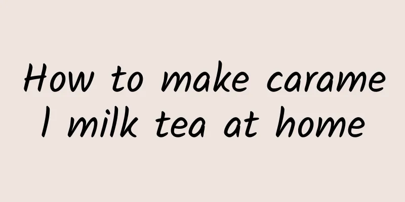 How to make caramel milk tea at home
