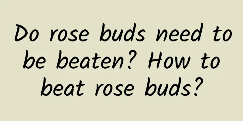Do rose buds need to be beaten? How to beat rose buds?