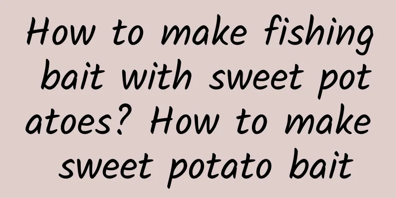 How to make fishing bait with sweet potatoes? How to make sweet potato bait