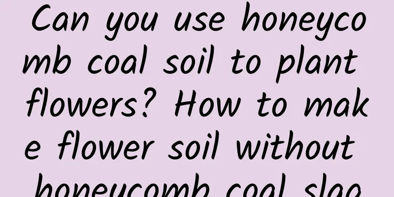 Can you use honeycomb coal soil to plant flowers? How to make flower soil without honeycomb coal slag