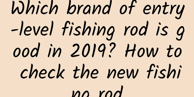 Which brand of entry-level fishing rod is good in 2019? How to check the new fishing rod