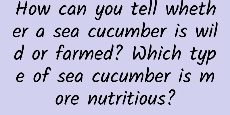 How can you tell whether a sea cucumber is wild or farmed? Which type of sea cucumber is more nutritious?